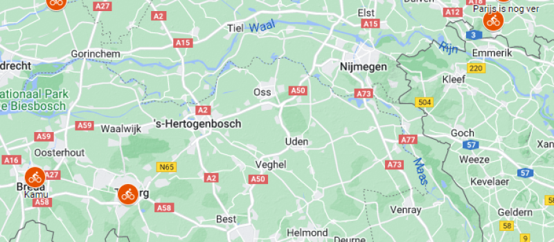 Gat in netwerk van wielercafés in Brabant - wielercafes.nl