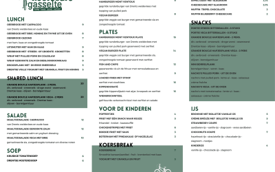 Koerscafé Gasselte - wielercafes.nl - menukaart