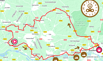 RWG 2023 - route 130 km - Rondje Wielercafes in de Giro - wielercafes.nl