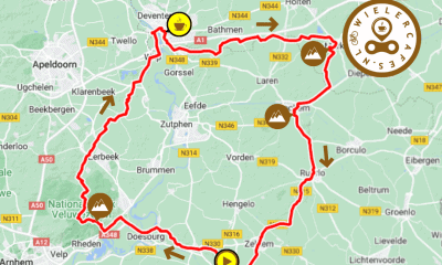 RWT 2023 route 140 km - Rondje Wielercafes in de Tour - wielercafes.nl - v1