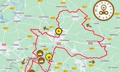 RWT 2023 route100 km - Rondje Wielercafes in de Tour - wielercafes.nl - v1