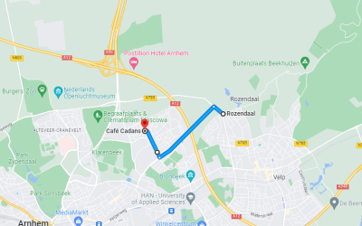 Route Rozendaal Café Cadans Arnhem – wielercafes.nl Route Rozendaal Café Cadans Arnhem - wielercafes.nl